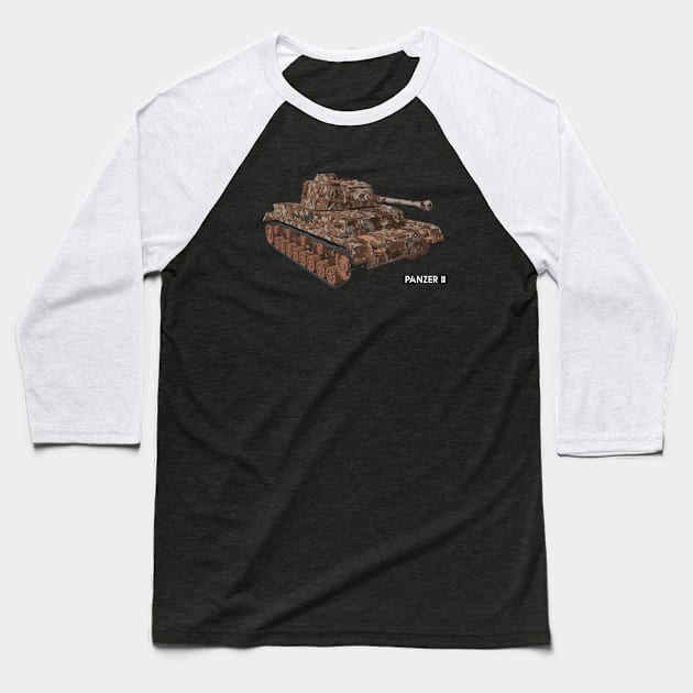 Panzer Tank Baseball T-Shirt by Arassa Army